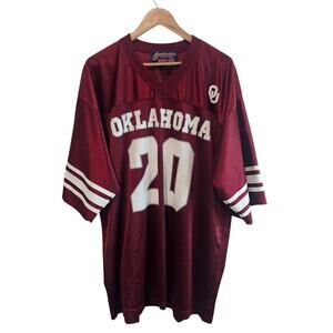 Vintage Captivating Oklahoma Sooners Mens Jersey XL Red Football OU College 90s